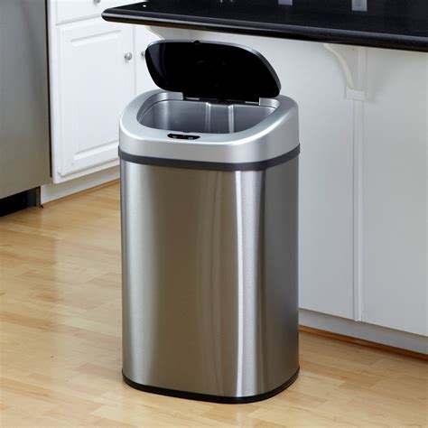 touchless garbage can walmart